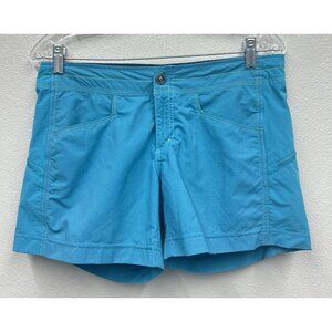 Kuhl Cargo Nylon Stretch Shorts Women’s 6 Blue 32x4.5 Hiking Outdoor Pockets